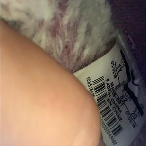 Size 1 Nike fur lined shoes